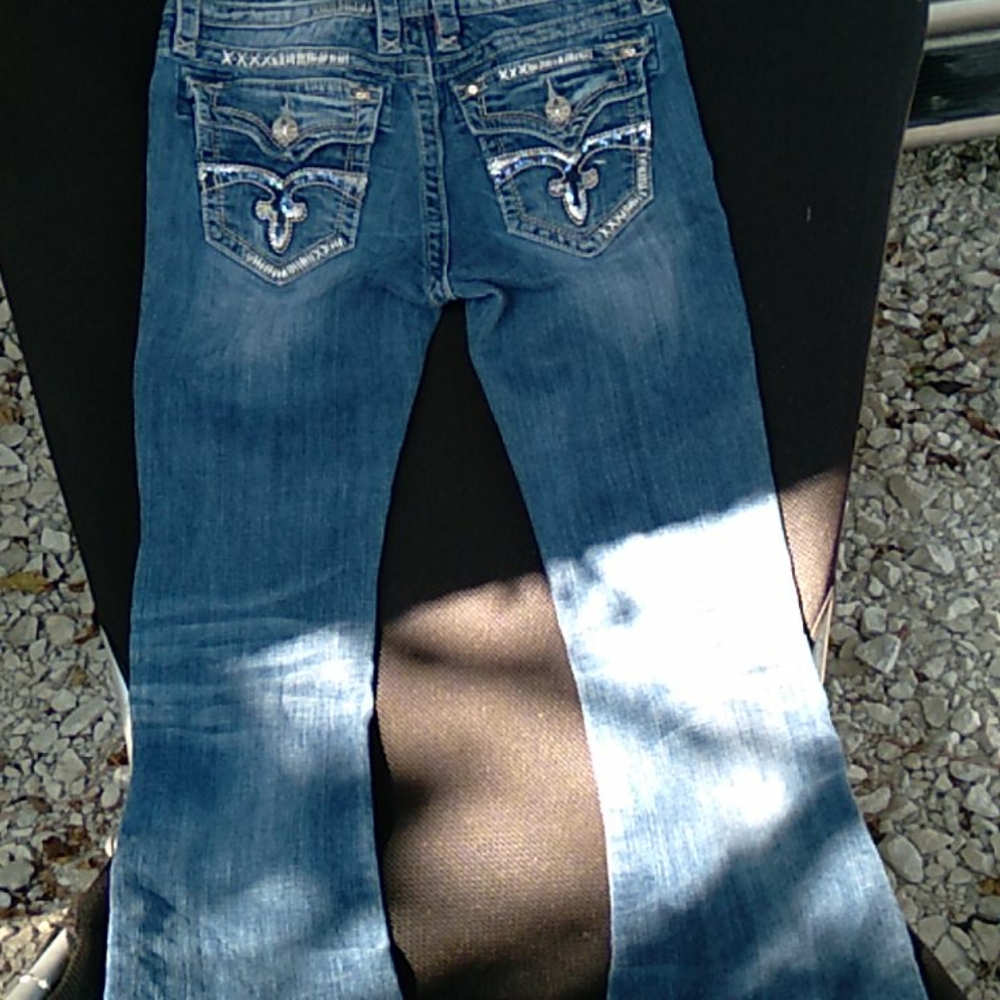 Rock Revival Womens Jean's Size 28 Celine Boot
